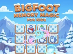 Spel Bigfoot Memory Magic för barn på nätet