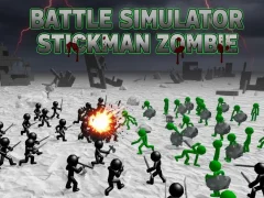 Spel Battle Simulator Stickman Zombie på nätet