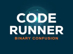 Spel Code Runner binär förvirring på nätet