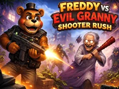 Spel Freddy vs Evil Granny Shooter Rush på nätet