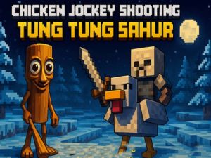 Spel Kycklingjockey skjuter tungväng sahur på nätet