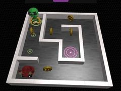 Spel 3D Labyrint och Robot på nätet
