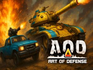 Spel AOD- Konst för försvar på nätet