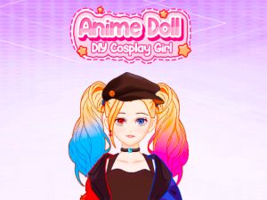 Spel Anime docka diy cosplay flicka på nätet
