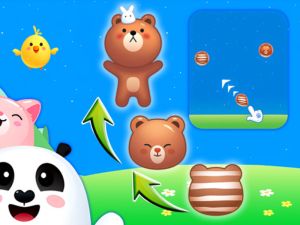 Spel Djurfusion: bubbelskytt på nätet