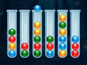 Spel Bubbel sortering oändlig remastered på nätet