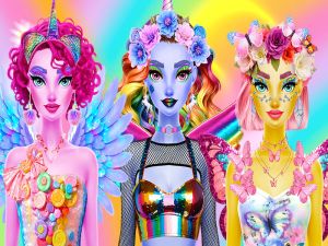 Spel Bländande divas makeup på nätet