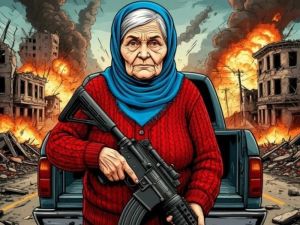 Spel Mormor med maskinpistol: apokalypsis på nätet