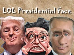 Spel Lol presidentens ansikte på nätet