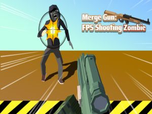Spel Slå samman pistol FPS som skjuter zombie på nätet
