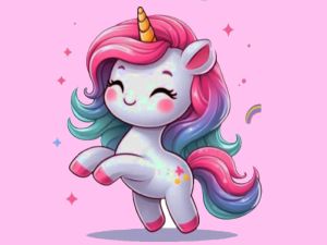 Spel Unicorn Coloring Challenge på nätet