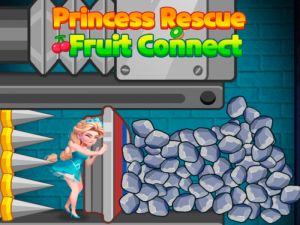 Spel Prinsessan räddning Fruit Connect på nätet