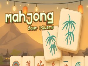 Spel Mahjong Four Rivers på nätet