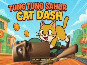 Spel Tung Tung Sahur Cat Dash på nätet