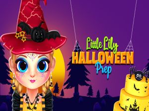 Spel Little Lily Halloween Prep på nätet