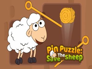 Spel Pin Puzzle Spara fåren på nätet