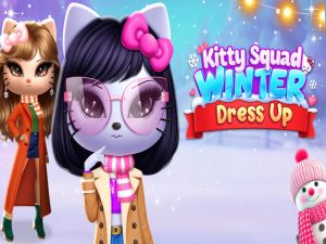 Spel Kitty Squad Winter Dress Up på nätet