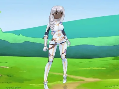 Spel Fantasi anime klä upp på nätet