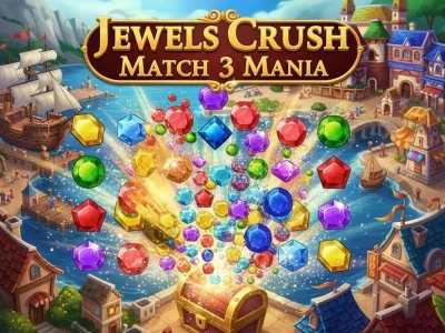 Spel Jewels Crush Match 3 Mania på nätet