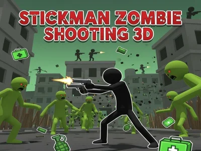 Spel Stickman Zombie Shooting 3D på nätet