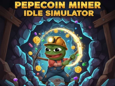 Spel Pepecoin Miner Idle Simulator på nätet