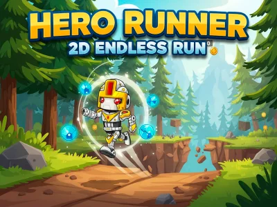 Spel Hero Runner 2D Endless Run på nätet