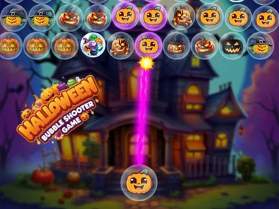 Spel Halloween Bubble Shooting Game på nätet