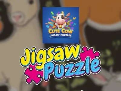 Spel Söta ko pussel på nätet