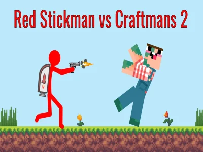Spel Red Stickman vs Craftsman 2 på nätet