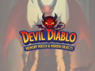 Spel Devil Diablo Memory Match & dolda föremål på nätet