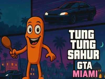 Spel Tung Tung Sahur GTA Miami på nätet