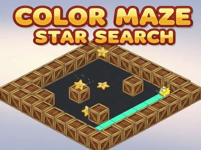 Spel Color Maze Star Search på nätet