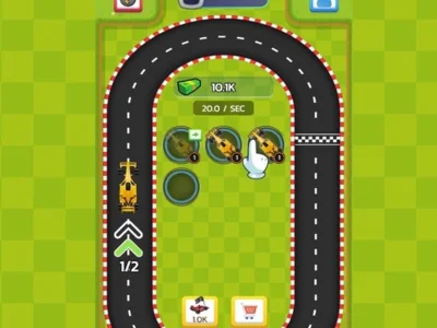 Spel Tomgångs samman bil och lopp på nätet