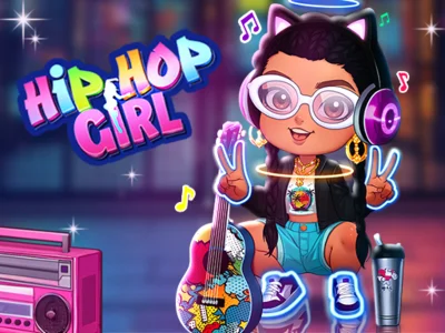Spel Elegant hiphopflicka på nätet