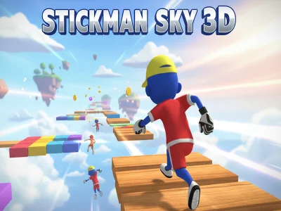 Spel Stickman himmel 3D på nätet