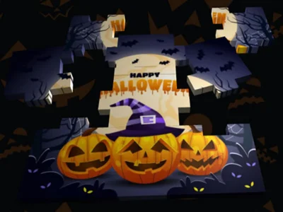 Spel 3D Halloween sticksåg på nätet