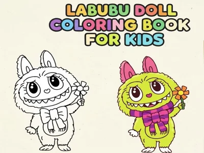Spel Labubu Doll MÄlarbok för barn pÄ nÀtet Spel Labubu Doll MÄlarbok för barn pÄ nÀtet