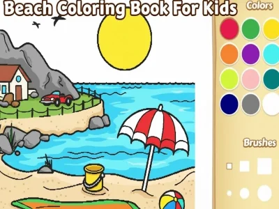 Spel StrandmÄlarbok för barn pÄ nÀtet Spel StrandmÄlarbok för barn pÄ nÀtet