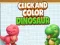 Spel Klicka och färger dinosaurier på nätet