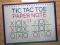 Spel Tic Tac Toe Pappersnot 2 på nätet