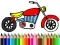 Spel Tillbaka till Skolan: Motorcykel Färgning på nätet