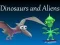 Spel Dinosaurier och utomjordingar på nätet