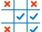 Spel Tic Tac Toe 2 Spelare på nätet