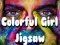 Spel Färgglad Flicka Pussel på nätet