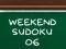 Spel Weekend Sudoku 06 på nätet