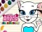 Spel Talking Angela Målarbok på nätet
