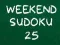 Spel Helg Sudoku 25 på nätet