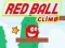 Spel Röd Boll Klättring på nätet