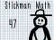 Spel Stickman Matematik på nätet