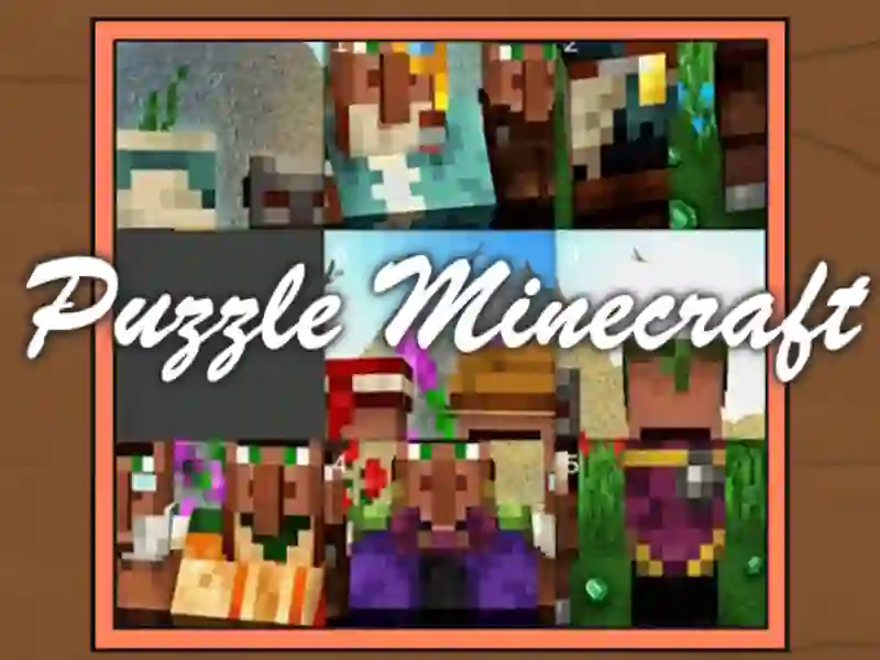 Spel Pussel minecraft på nätet